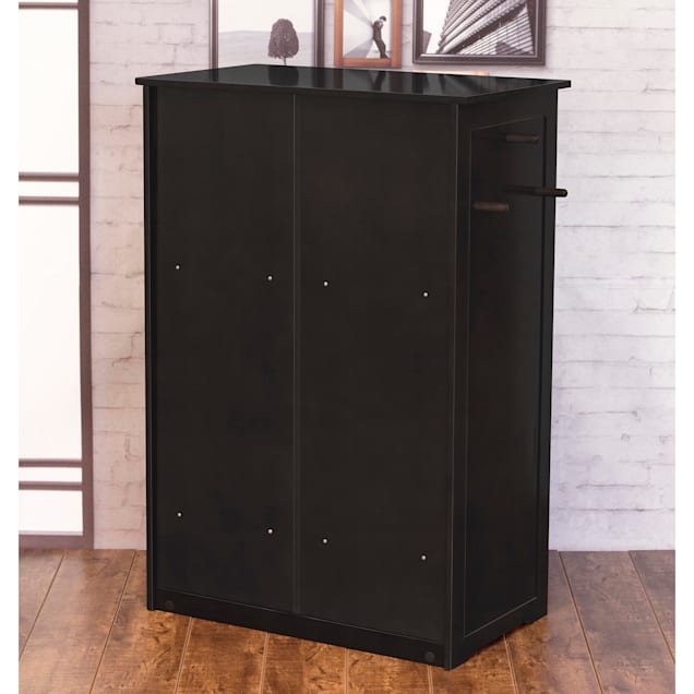 Merry Products Black Windsor Pet Feeder 6.75 Cup Petco