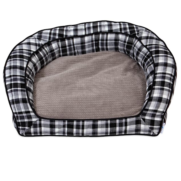 La-Z-Boy Tucker Spencer Plaid Sofa Dog Bed, 33" L X 30" W - Carousel image #1