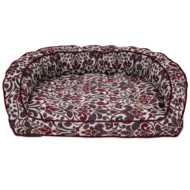 LaZBoy Harper Merlot Sofa Dog Bed, 43" L X 35" W Petco