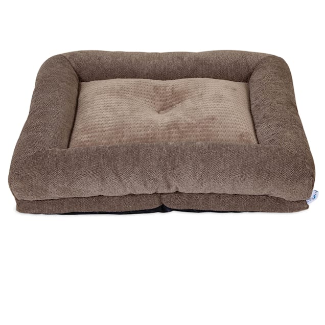 La-Z-Boy Rosie Lounger Taupe Dog Bed, 35" L X 27" W - Carousel image #1