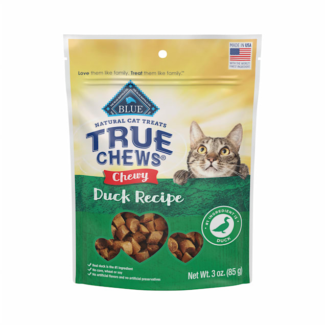 True Chews Chewy Duck Recipe Cat Treat, 3 oz. - Carousel image #1