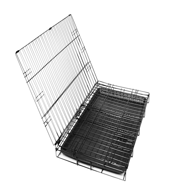 Carlson secure and compact single door metal dog crate hotsell