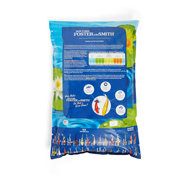 Drs. Foster Smith Koi Goldfish Growth Color Food 20 lbs
