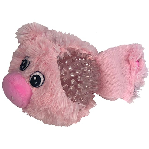 Petlou EZ Squeaky Pig Ball Plush Dog Toy Small Petco