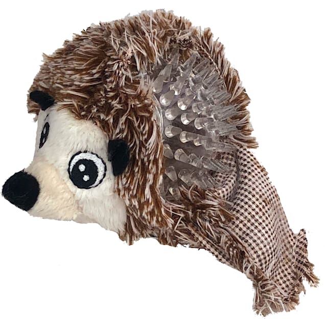 Petlou EZ Squeaky Hedgehog Ball Plush Dog Toy Small Petco