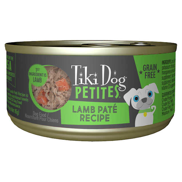 Tiki Dog Petites Lamb Pate Wet Food, 3 oz., Case of 12 - Carousel image #1