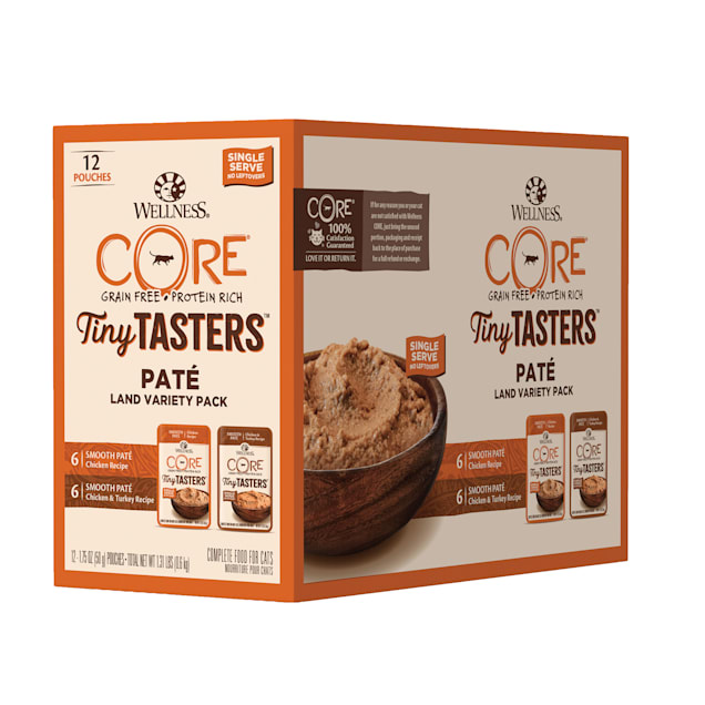 Wellness CORE Tiny Tasters Chicken Chicken Turkey Pate Land