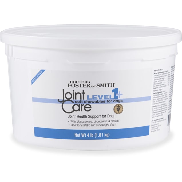 Drs. Foster and Smith Level 1+ Joint Care Soft Chews for Dogs, 4 lbs. - Carousel image #1
