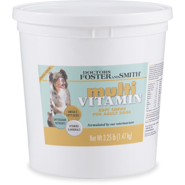 Drs Foster And Smith Multivitamin Soft Chews For Dogs 3 25 Lbs Petco