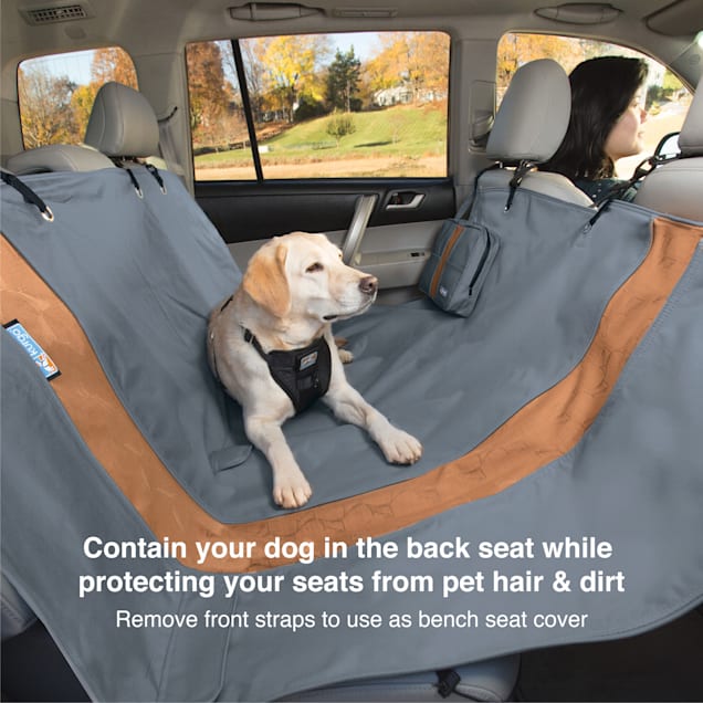 Kurgo Extended Charcoal Grey Car Seat Hammock for Dogs 0.25