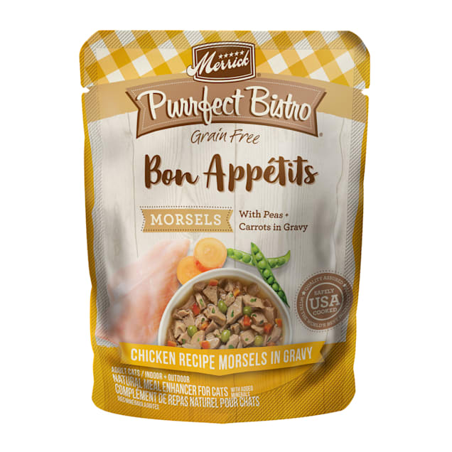 Merrick Purrfect Bistro Bon Appetits Grain Free Chicken Recipe Morsels ...