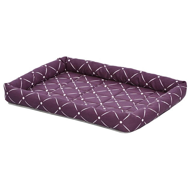 Midwest Quiet Time Ashton Purple Pet Bed 24"x14.75"