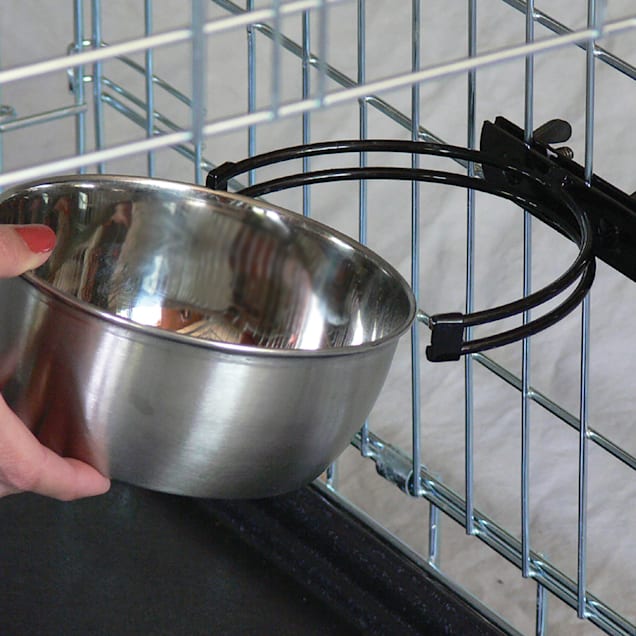 Pet crate water bowl sales
