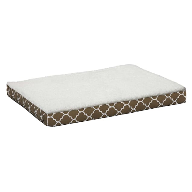 Midwest Quiet Time Defender EcoSpring Orthopedic Brown Dog Bed, 30.25" L X 40" W - Carousel image #1