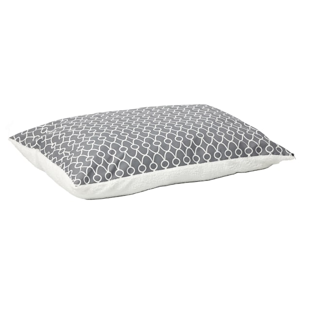 Midwest Quiet Time Defender Polyfill Gray Square Dog Pillow, 34" L X 25" W - Carousel image #1