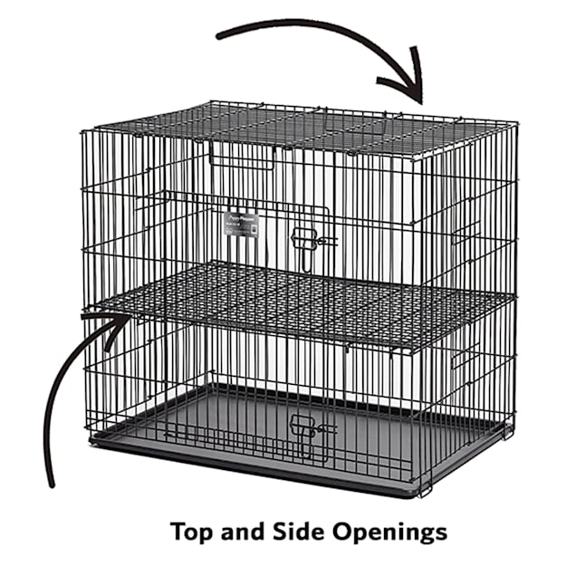 Puppy pen with floor grid store