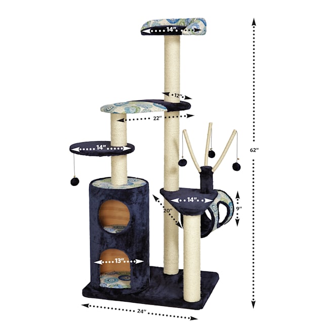 Midwest Playhouse Cat Tree 61.5