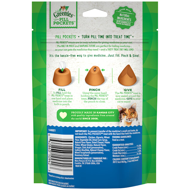Greenies pill pockets for cats recall sale