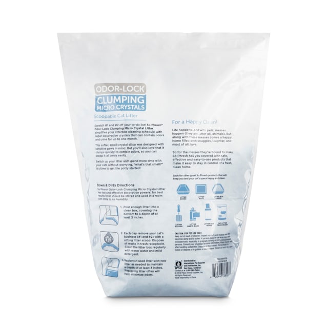 Vibrant life mini shop crystal cat litter ingredients