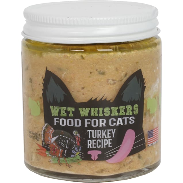 Wet Noses Wet Whiskers Turkey Recipe Wet Cat Food, 4 oz., Case of 6 - Carousel image #1