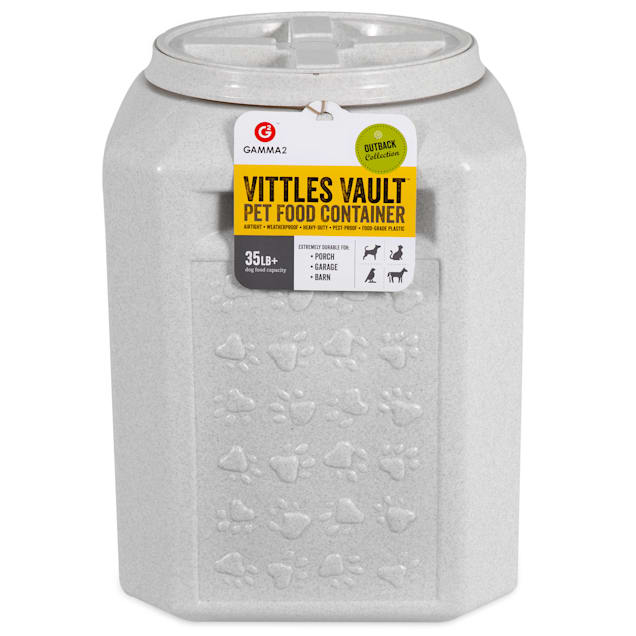 Gamma Vittles Vault Outback Plus Pet Food Container 35 lbs. Petco