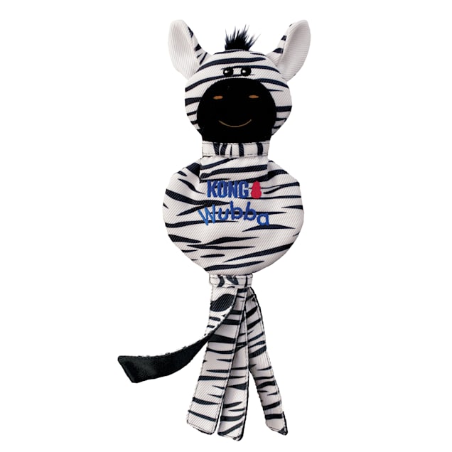 KONG Wubba No Stuff Zebra Chew Dog Toy Large Petco