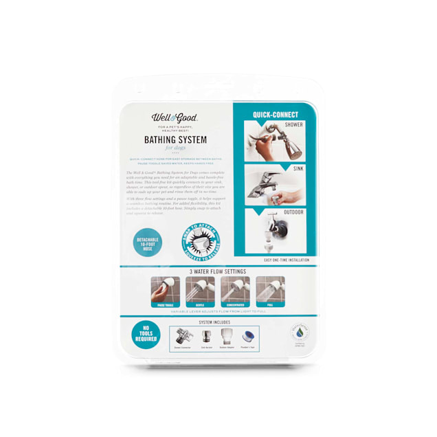 Well Good 3 Way Shower Sprayer For Dogs Petco