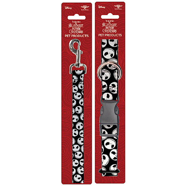 Buckle-Down Nightmare Before Christmas Collar and Leash Set for Dogs, Small - Carousel image #1