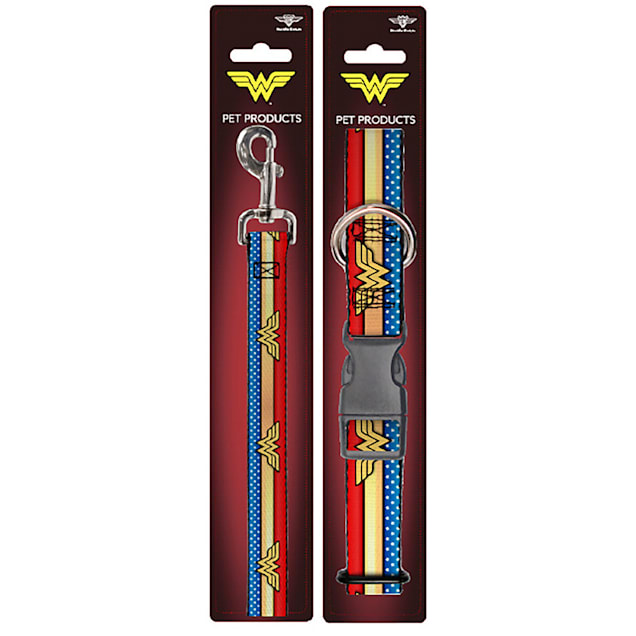 Buckle-Down Wonder Woman Collar and Leash Set for Dogs, Small - Carousel image #1