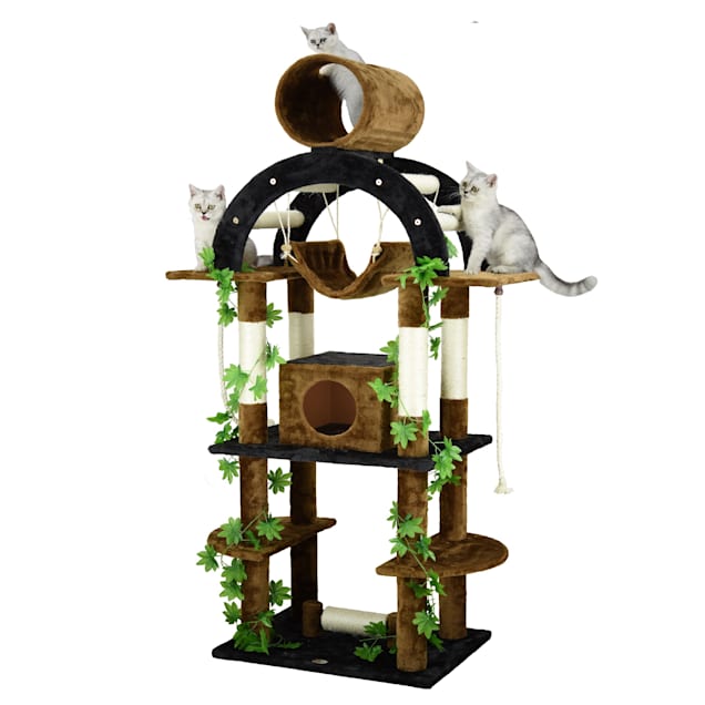 Cat tree top with tunnel