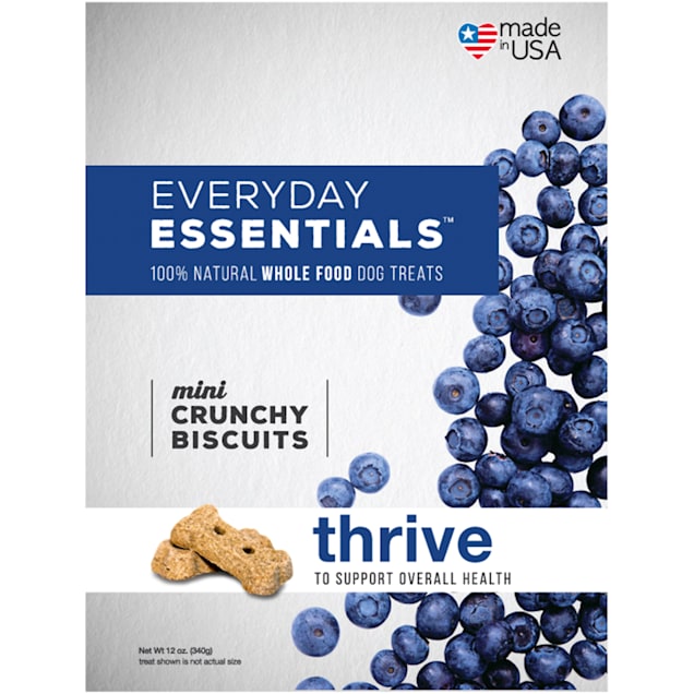 Isle of Dogs Everyday Essentials Thrive Mini Crunchy Biscuits Dog Treats, 12 oz. - Carousel image #1