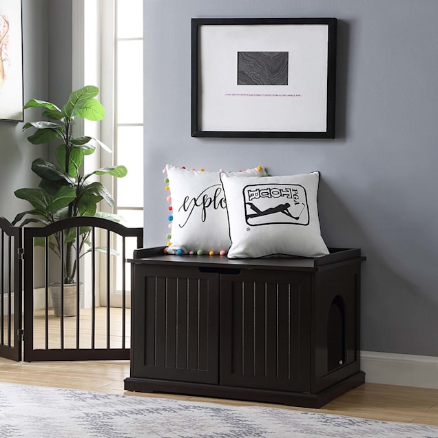 Cat litter furniture bench best sale