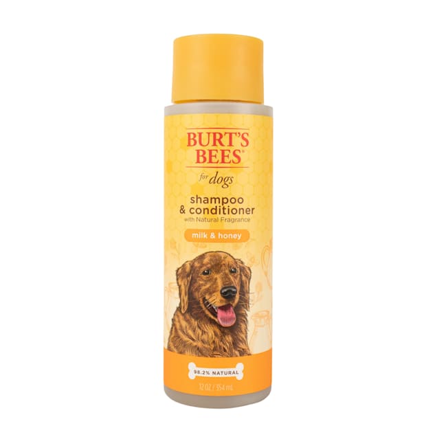 udskille bibliotek peddling Burt's Bees Natural Pet Care Shampoo & Conditioner Milk & Honey Scent, 12  fl. oz. | Petco