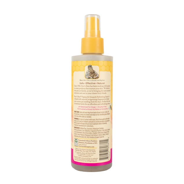 Burt s Bees Natural Pet Care Deodorizing Spray Papaya Awapuhi Scent 8 fl. oz