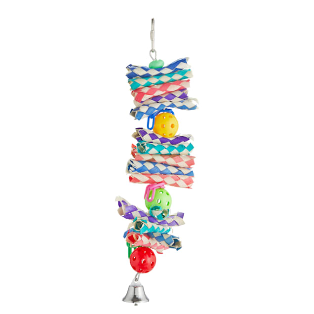 You & Me Finger Trap & Balls Noisemaking Bird Toy, Small - Carousel image #1