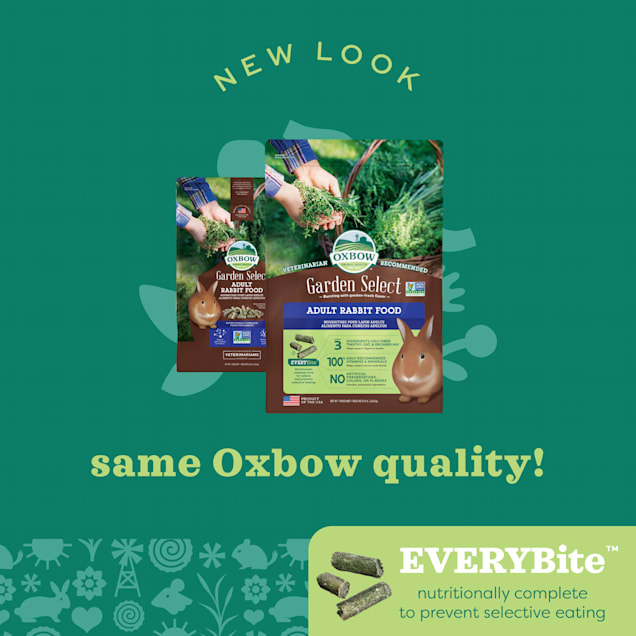 Oxbow rabbit food hot sale petco