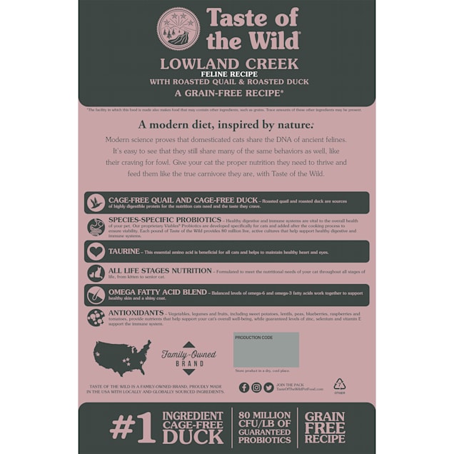 Taste of the top wild lowland creek