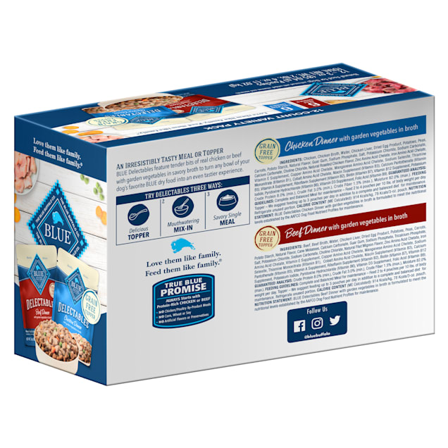 Blue buffalo healthy shop gourmet variety pack