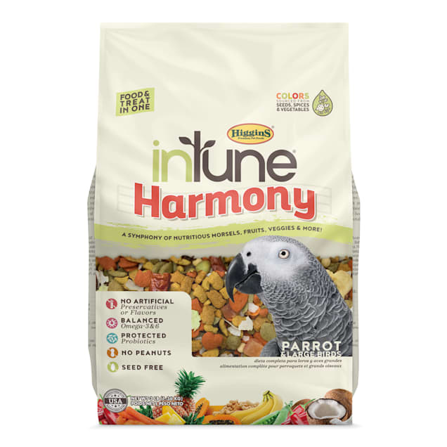 Higgins inTune Harmony Fruit Extruded Parrot Bird Food, 3 lbs. - Carousel image #1