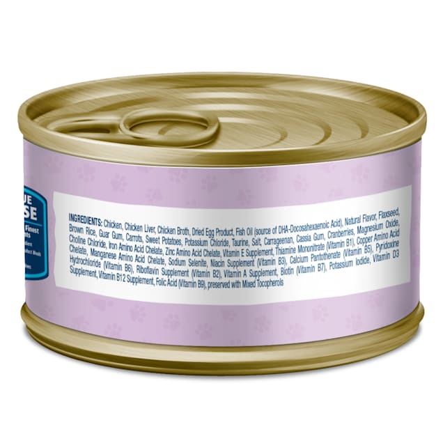 Blue Buffalo Baby Blue Healthy Growth Formula Natural Chicken Recipe Kitten Pate Wet Food Multipack, 3 oz., Count of 6