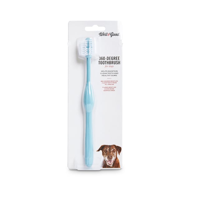 Well & Good 360-Degree Dental Toothbrush for Dogs - Carousel image #1