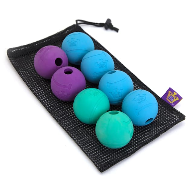 Chew King Rubber Ball Value Pack Dog Toy, Medium - Carousel image #1