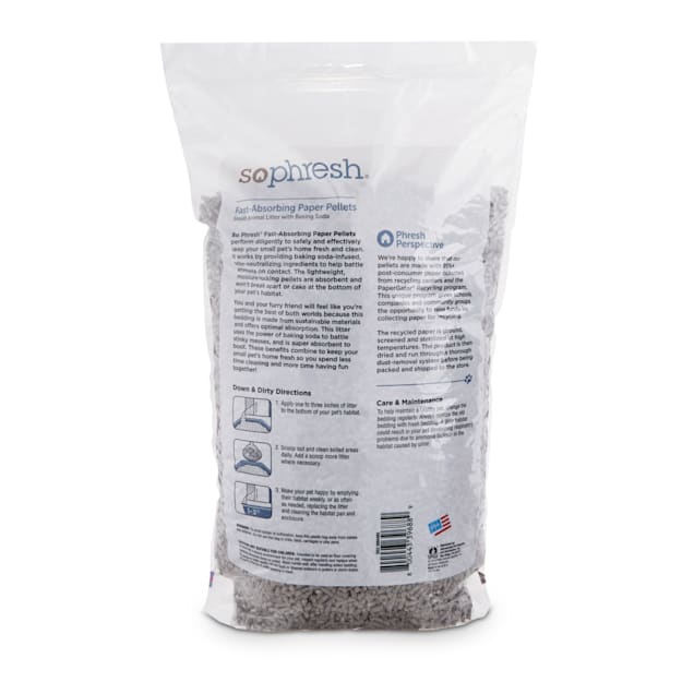 So Phresh Fast Absorbing Paper Pellets Small Animal Litter 20 lbs