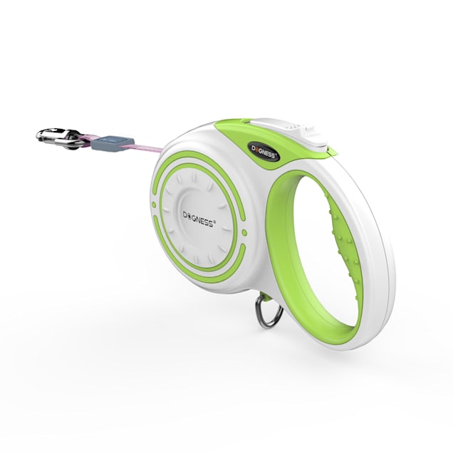 Dogness Smart Retractable Green Leash 19.6