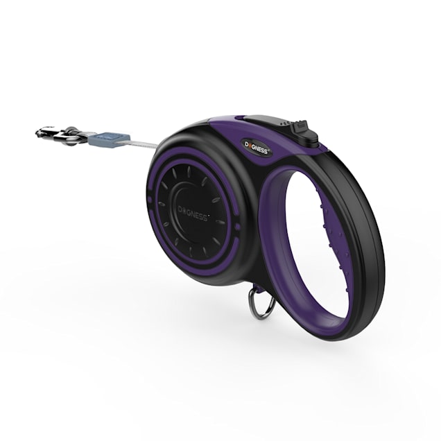 Dogness Smart Retractable Purple Leash for Small Dogs