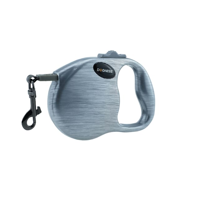 Dogness Fashion Retractable Grey Leash, 10' L - Carousel image #1