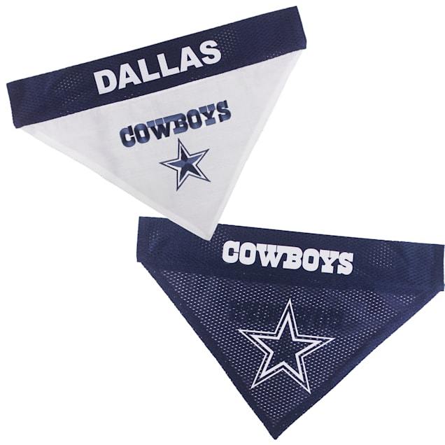 Pets First Dallas Cowboys Reversible Pet Bandana, Small/Medium - Carousel image #1