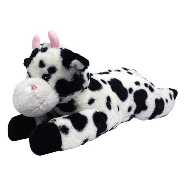 fluffy cow stuffed animal