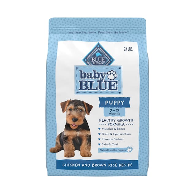 Blue Buffalo Baby Blue Natural Chicken and Brown Rice Recipe Dry Puppy Food, 24 lbs. on Sale At PETCO