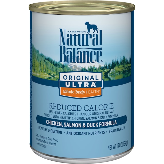 Natural Balance Original Ultra Calorie Chicken Salmon Duck Wet Dog Food 13 oz